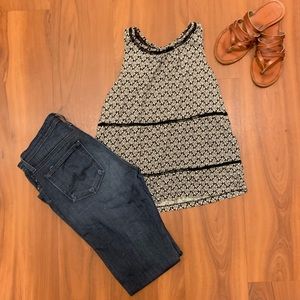 Old Navy High-Neck Patterned Tank